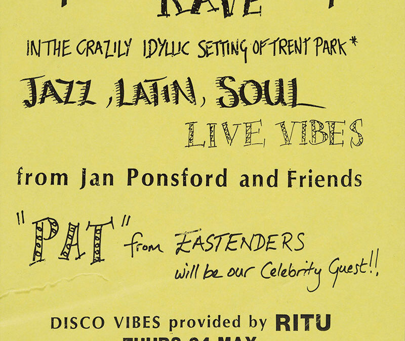 DJ RITU AMAZING RAVE NIGHT FLYER