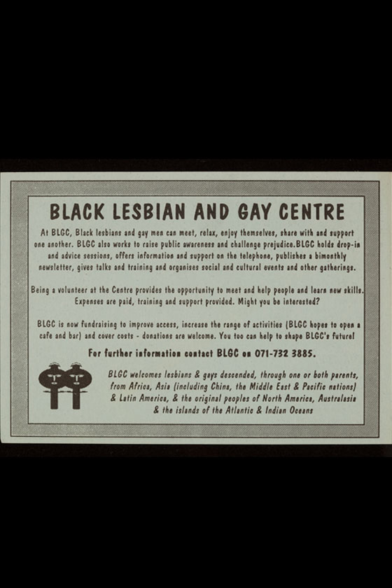 Black Lesbian and Gay Centre (VAN_03_01_02_002_01)